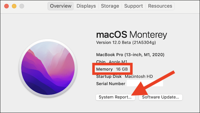 Auf diese Weise wissen wir, wie viel RAM MacOS hat.