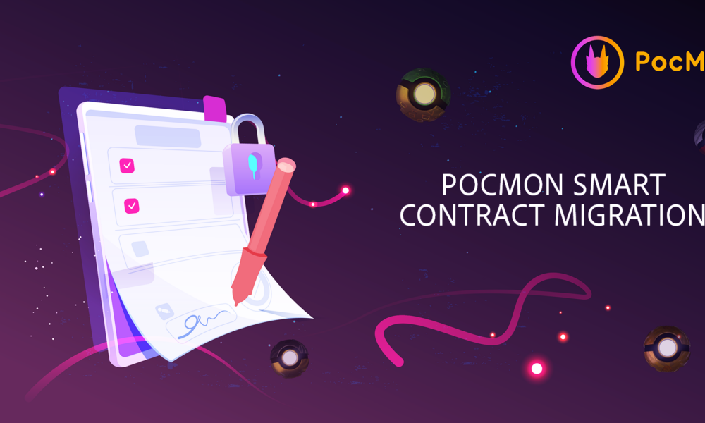 PocMons neue Smart Contract Migration und Vorverkauf