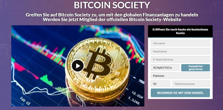 Bitcoin Society Review 2022- Legit Oder Scam? Funktioniert Diese Software Wirklich?0 (0)
