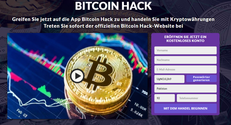 Bitcoin Hack Review 2022- Legit Oder Scam? Funktioniert Diese Software Wirklich?0 (0)