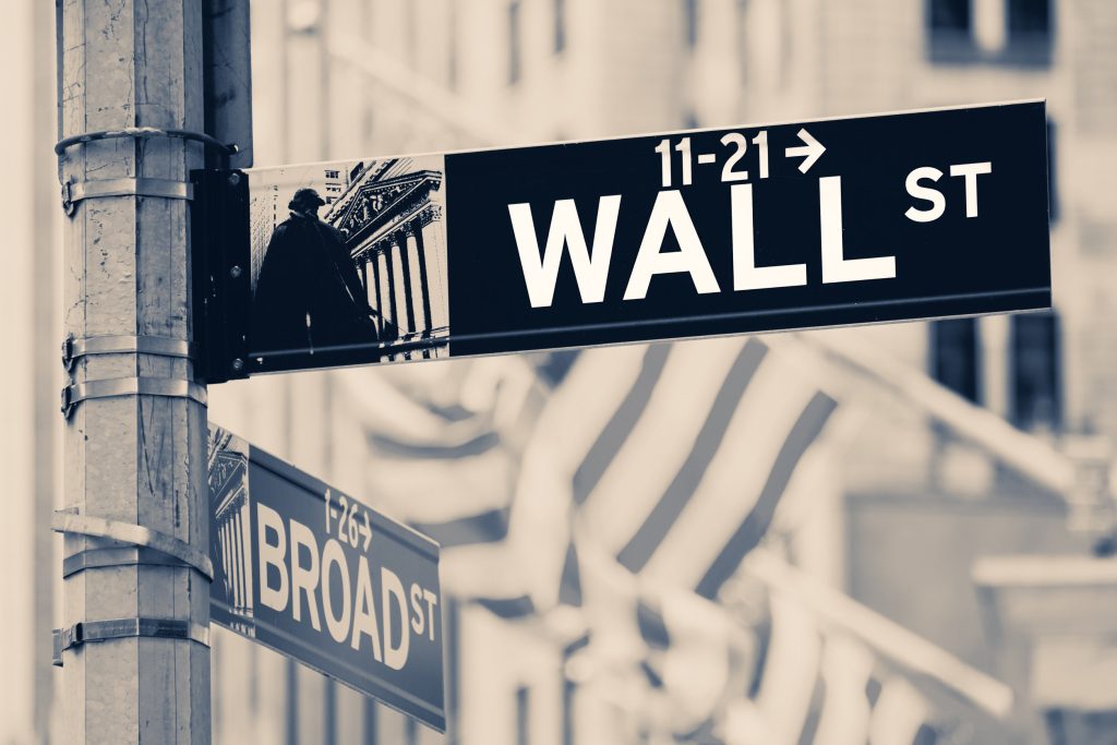 Bild für die Wall Street