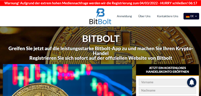 Bitbolt  Rückblick: Sind Ihre Investitionen auf dieser Plattform sicher?0 (0)
