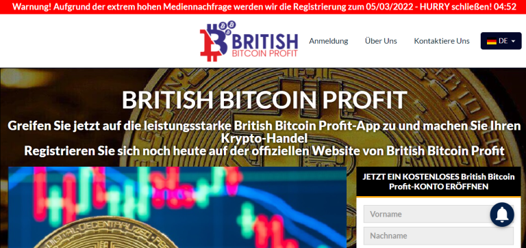 British Bitcoin Profit  Review: Ein echter Trading Hero oder Reel Hero?0 (0)